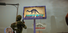 Bronto Wash next to Bronto Gas Station.