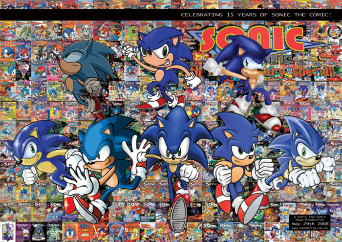 ANIARA ソニック 15th 1993 Topps SONIC the HEDGEHOG STICKER Card #15 SEGA GENESIS