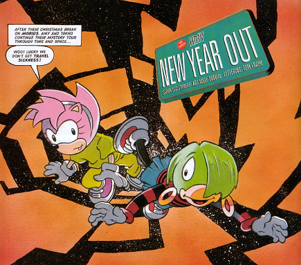 Sonic The Comic - Graphic Novel Amy and Tekno - Read Comic Online