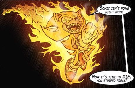 Super Sonic (Sonic the Comic) - Sonic Retro