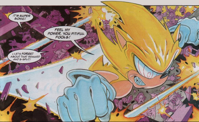 Super Sonic (Sonic the Comic), Villains Wiki