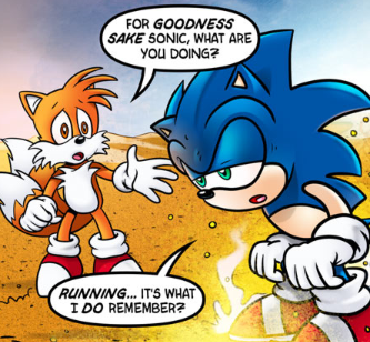 Exit: Sonic  Sonic the Comic Online!