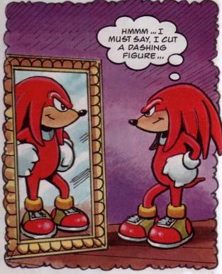 woooow, looking at you is like looking in a mirror - The Sonic