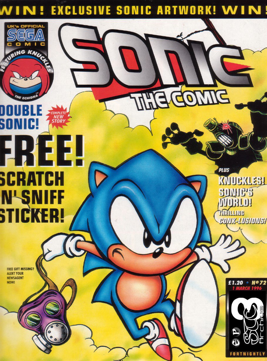 Sonic The Comic CD : Nigel Kitching, Fleetway, SEGA : Free