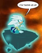 Silver uses his psychokinetic powers