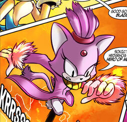 baby blaze the cat and silver the hedgehog