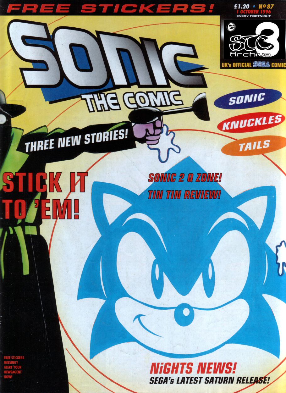 Sonic The Comic CD : Nigel Kitching, Fleetway, SEGA : Free