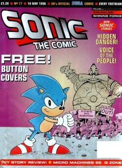 Sonic The Comic CD : Nigel Kitching, Fleetway, SEGA : Free