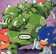 Robotnik after absorbing the Chaos Emeralds' power