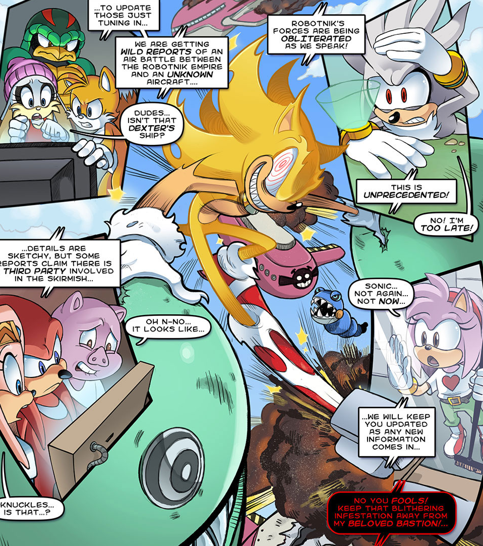 Exit: Sonic  Sonic the Comic Online!