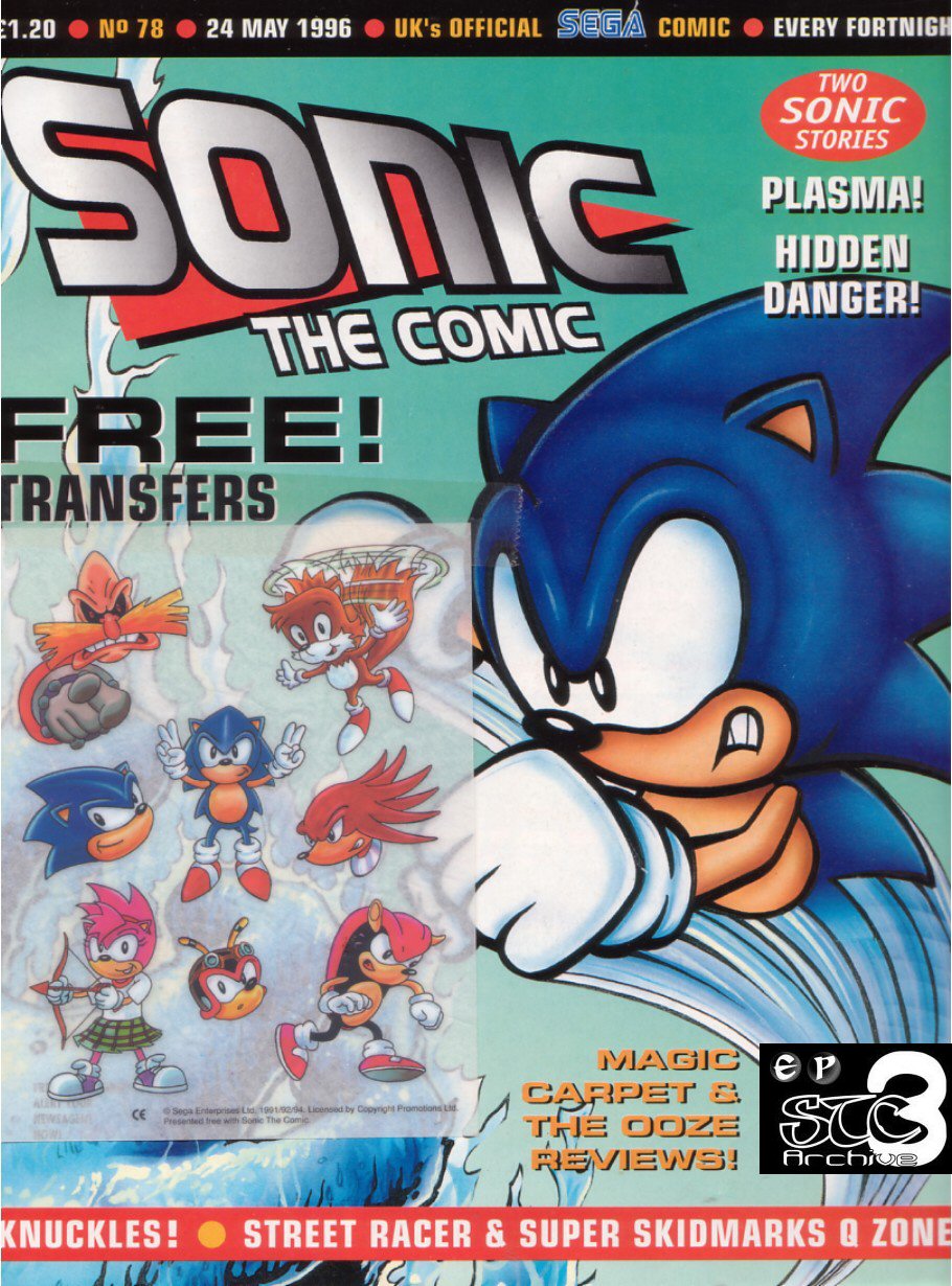 Sonic The Comic CD : Nigel Kitching, Fleetway, SEGA : Free