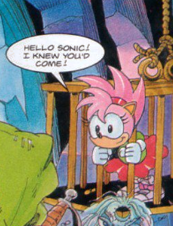 Amy Rose from Sonic the Comic by: Feniiku : r/SonicTheHedgehog