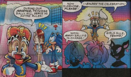 Sonic The Comic - Graphic Novel Amy and Tekno - Read Comic Online