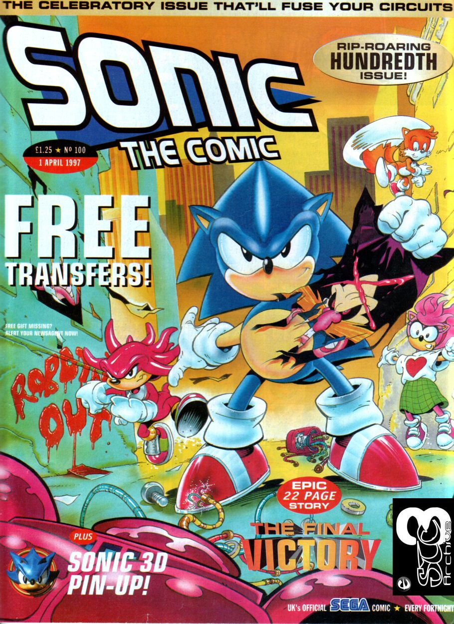 Sonic the Comic Issue 100, Sonic Wiki Zone