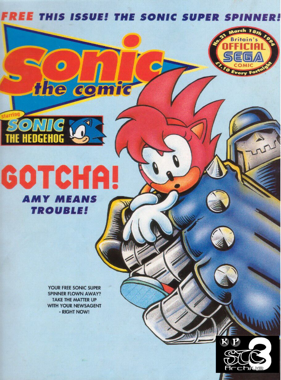 Sonic The Comic CD : Nigel Kitching, Fleetway, SEGA : Free