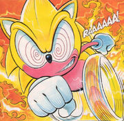 Super Sonic's first appearance in STC 