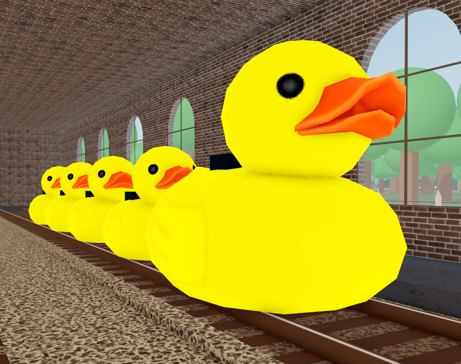 being a duck - Roblox