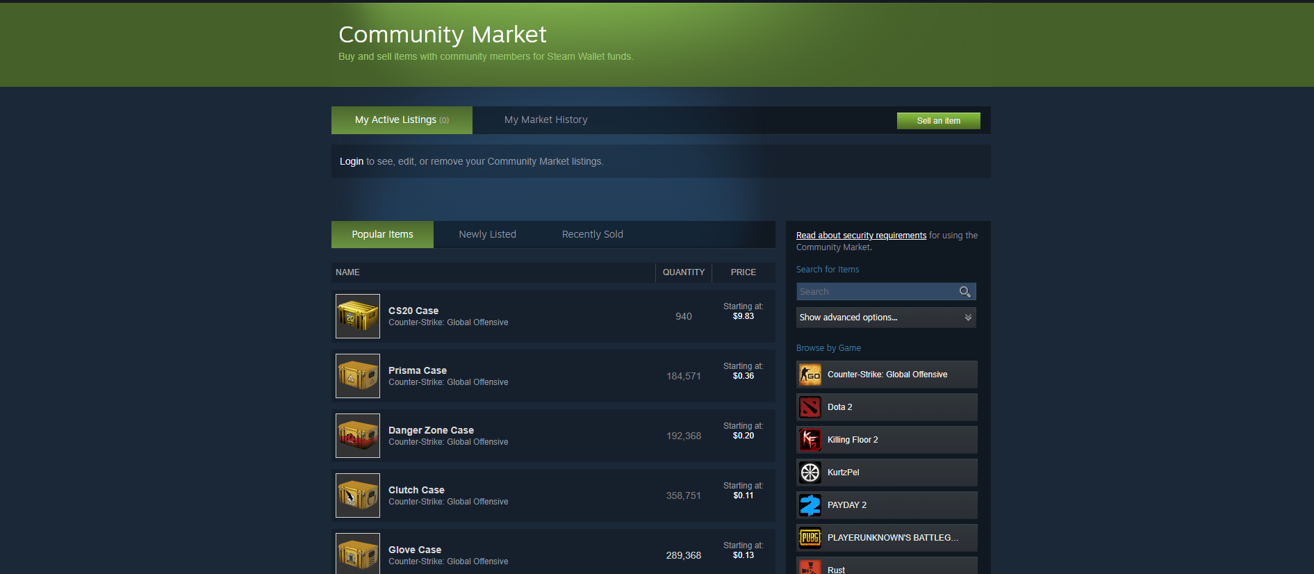 steam market steam market