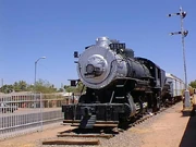 2562 on display at the Arizona Railway museum