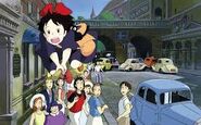 Kiki's Delivery Service - 1930's style cars