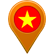Vietnam 65 Emoticon OrangeNVAPin