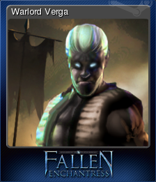 Fallen Enchantress Legendary Heroes Warlord Verga Steam Trading Cards Wiki Fandom