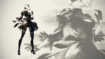 Nier Automata 2b Steam Trading Cards Wiki Fandom