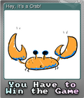 Hey, It's a Crab!