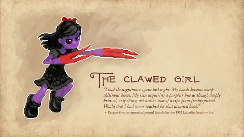 They Bleed Pixels - The Clawed Girl | Steam Trading Cards Wiki