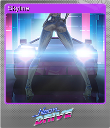 steam neon drive badges
