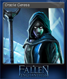 Fallen Enchantress Legendary Heroes Oracle Ceresa Steam Trading Cards Wiki Fandom