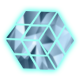 Foil Badge Diamond Cube