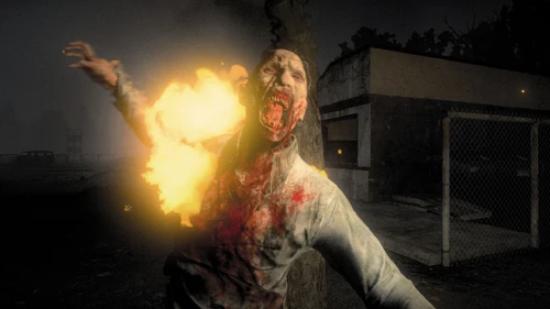 Burning Zombie