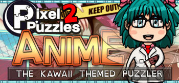 Pixel Puzzles 2 Anime Logo