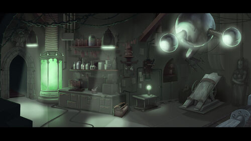 laboratory) background