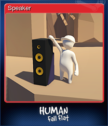 Human Fall Flat Speaker Steam Trading Cards Wiki Fandom