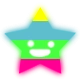 Foil Badge Brightest Star!