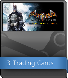 Steam Trading Cards - Batman: Arkham Asylum badges you like it guys? =D