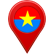 Vietnam 65 Emoticon RedVCPin
