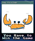 Hey, It's a Crab!