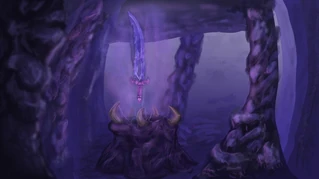 Terraria cardArt Night's Edge