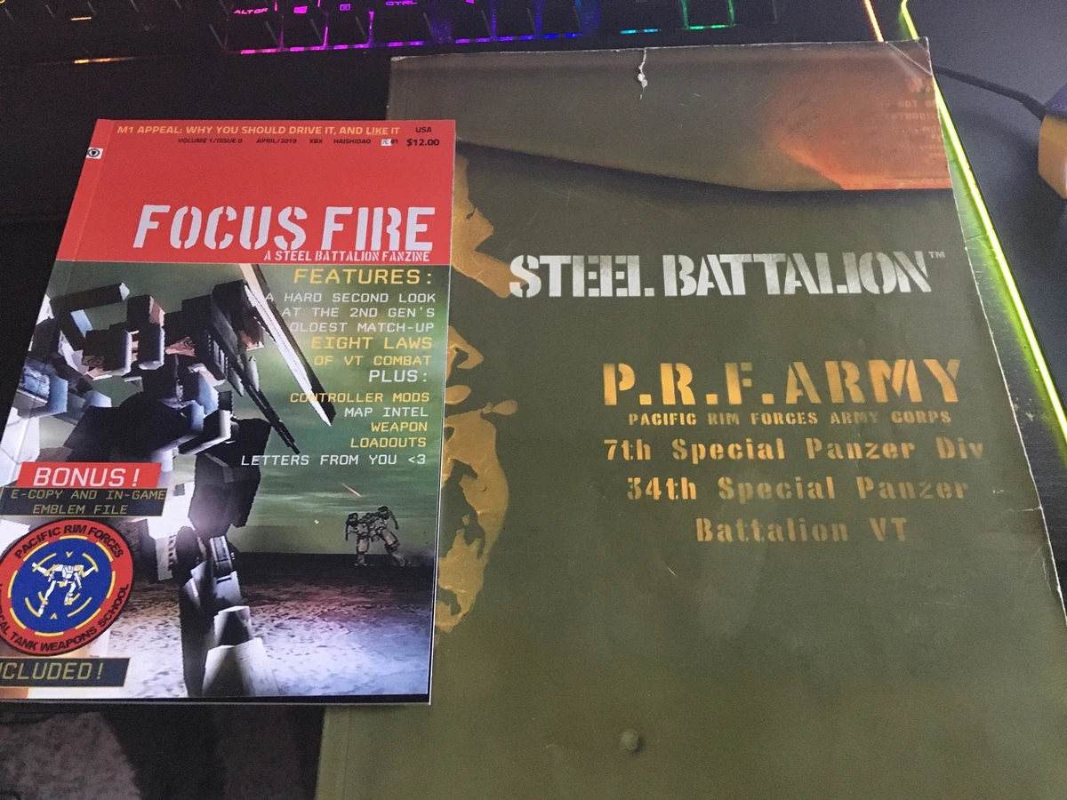 Focus Fire! Fanzine Steel Battalion Wiki Fandom