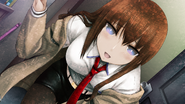 Kurisu about to confess to Okabe.