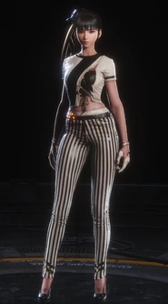 FourSeconds Striped Denim front