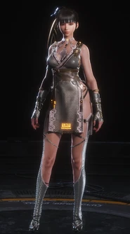 White Kunoichi front