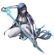 Raven’s idle cover animation in Goddess of Victory: NIKKE