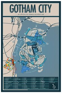 Gotham Map With Burnside