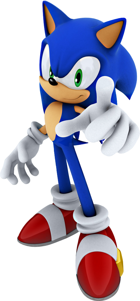 Sonic the Hedgehog transparent image download, size: 1961x2311px