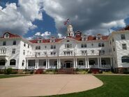 The actual hotel that inspired King and appeared in the 1997 television adaptation.