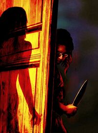 Margaret getting ready to kill Carrie